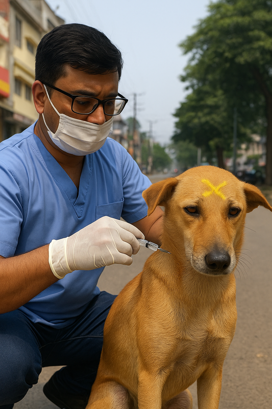 Vaccinatiedrive in Dibrugarh: een Nieuwe Kans voor zwerf honden – Gezondheidszorg die Levens Redt