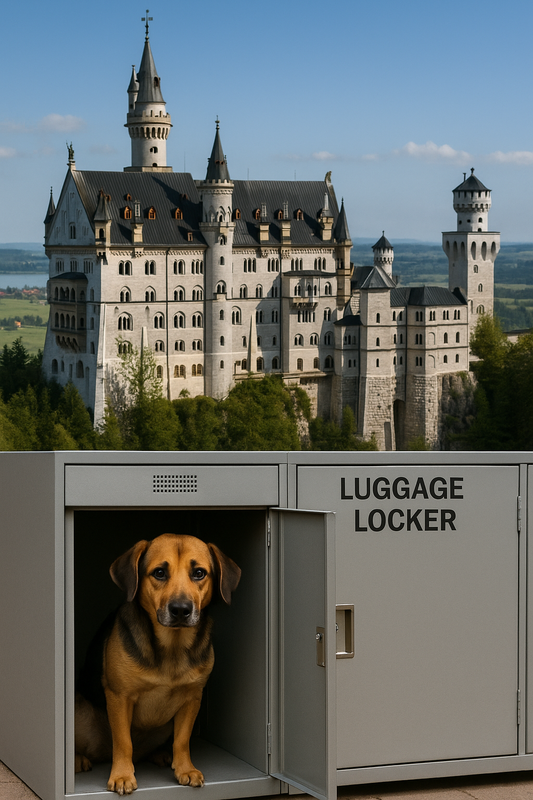 Duitse kasteelkluis debacle: waarom je hond nooit alleen achter moet laten.