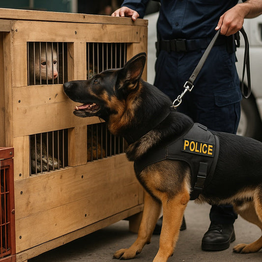 Hoe politiehonden in ZOO-China de illegale dierenhandel een halt toeroepen.