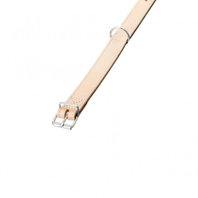 Karlie RONDO Halsband Genaaid - Natuur/Zwart - 32 mm, 57 cm