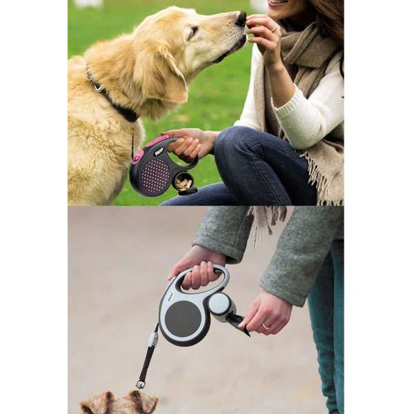 Flexi - VARIO Multi Box voor poepzakjes of traktaties - Zwart