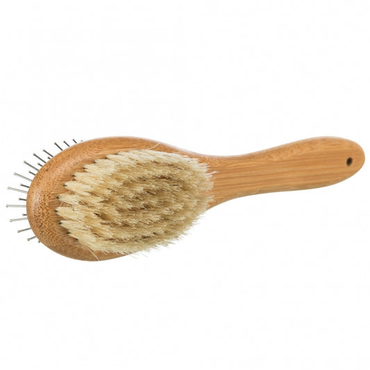 Trixie - Dubbelzijdige bamboeborstel - 5 x 19 cm