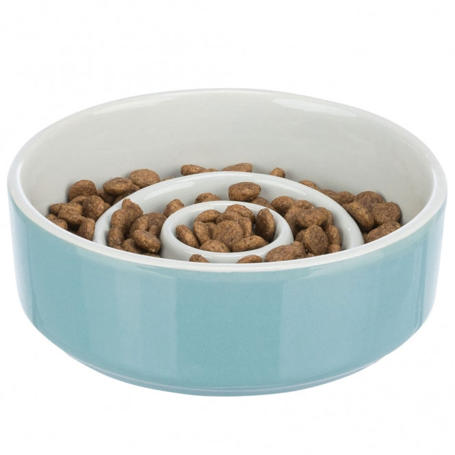 Trixie slowfeeder keramische kom - 0,9 liter