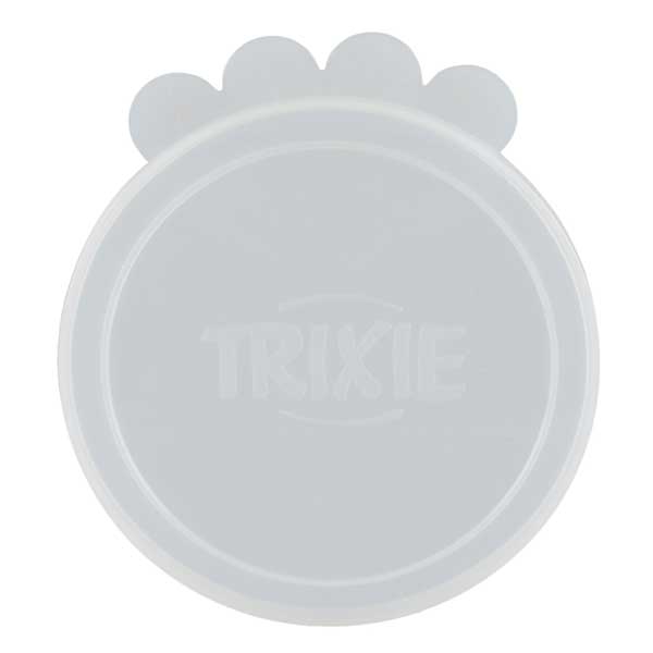 Trixie siliconen blikdeksel - transparant - 10,6 cm