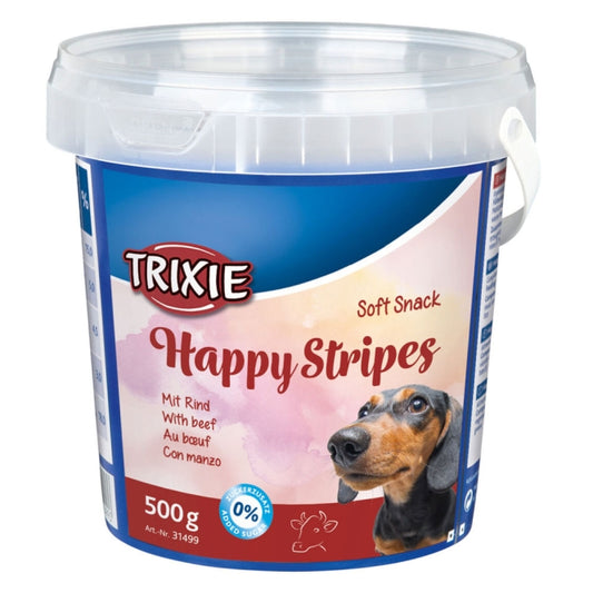 Trixie Zachte snack Happy Stripes 500g emmer