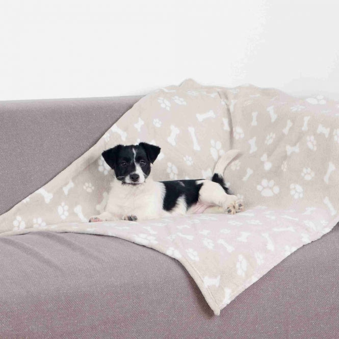 Trixie Deken Kenny - Beige - 100 × 75 cm