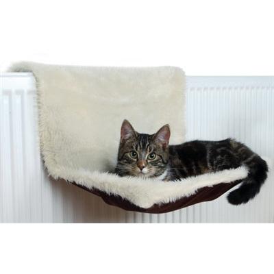 Trixie Radiatorhangmat Pluche / Velours Creme / Bruin