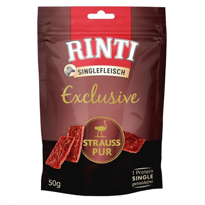 Rinti Exclusive Snack Struisvogel - 50 g