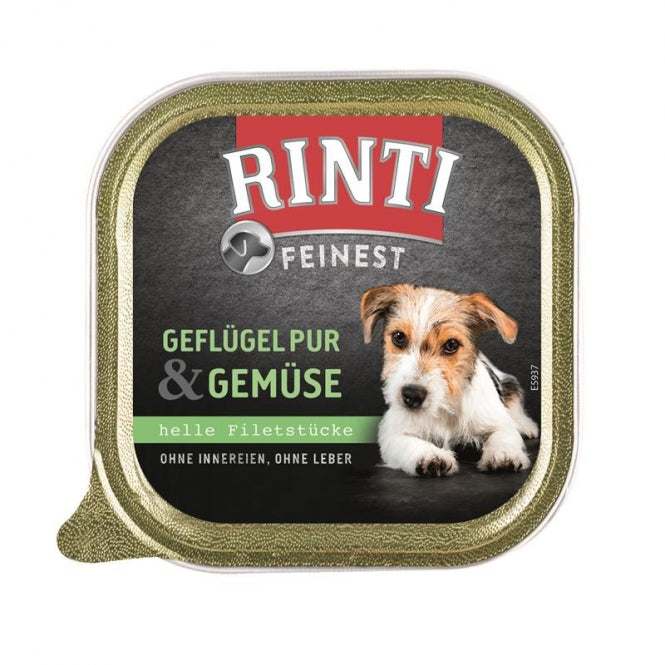 Rinti Schaaltje Feinest Gevogelte & Groenten - 150 g