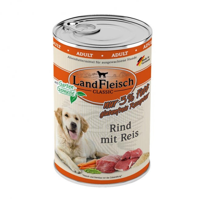 Landfleisch Dog Classic Rund met Rijst extra mager - 400 g