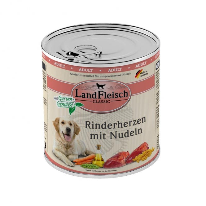 Landfleisch Dog Classic Rundharten met Pasta & Tuingroente - 800 g
