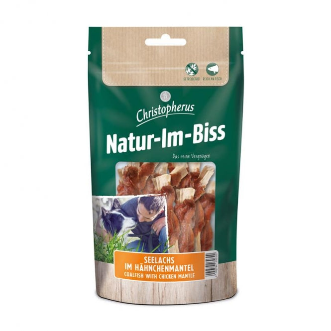 Christopherus Snack Zalmkoek in Kipmantel - 70 g