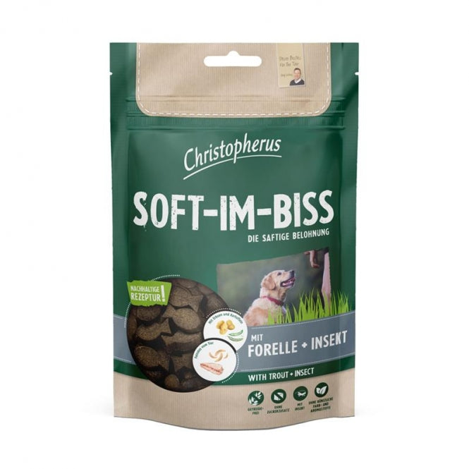 Christopherus Soft-Im-Biss met Forel & Insect - 125 g