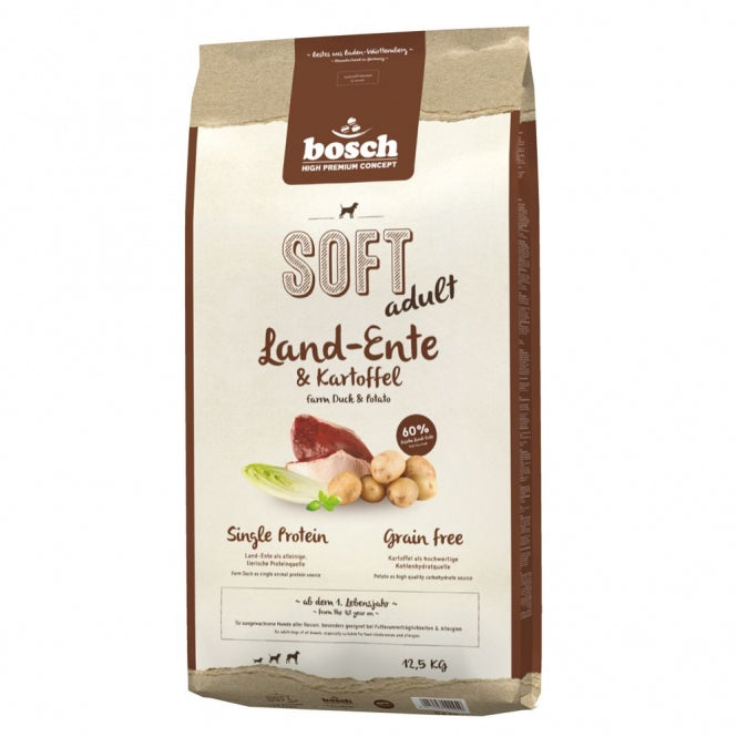 Bosch Soft Land-Eend & Aardappel - 12,5 kg