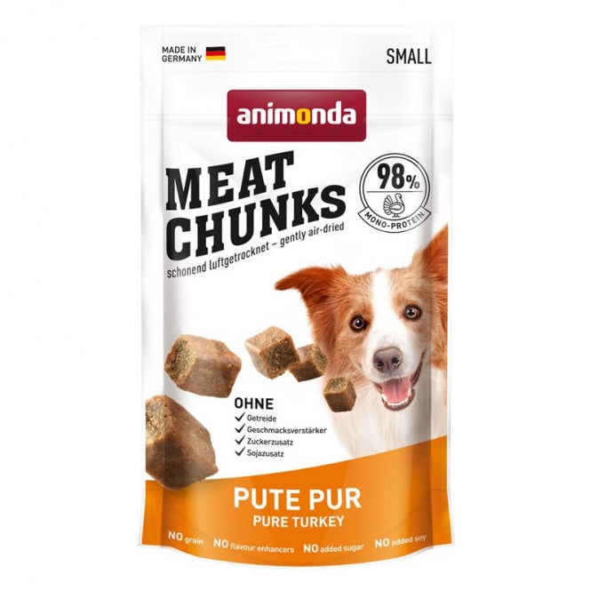 Animonda Meat Chunks Kalkoen Puur - 60g