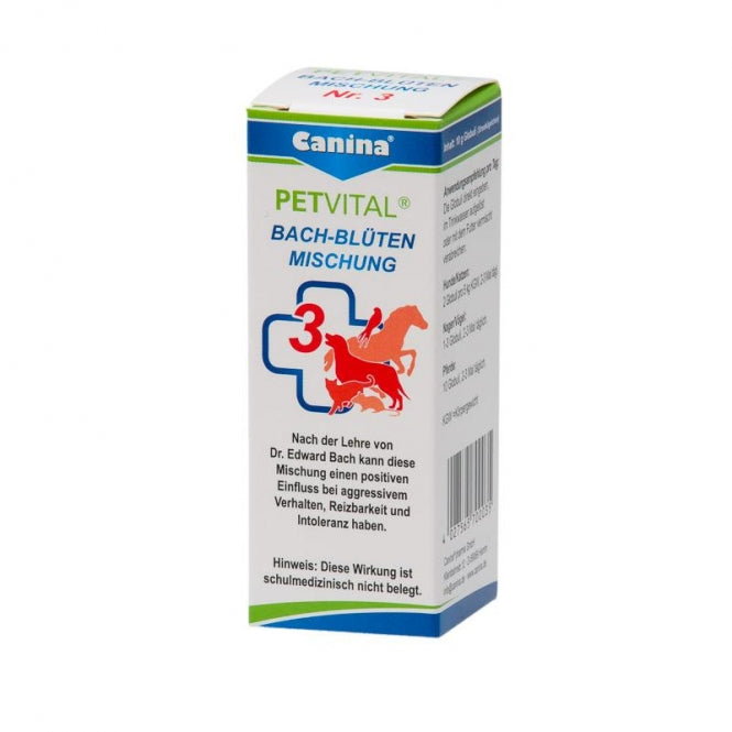 Canina Pharma Petvital Bachbloesem Nr. 3 - Agressie - 10 g