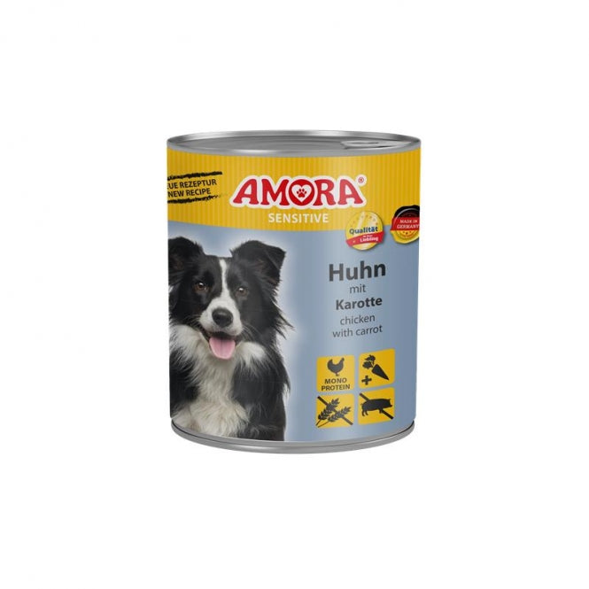 AMORA Dog Sensitive - Kip & Wortel 800g
