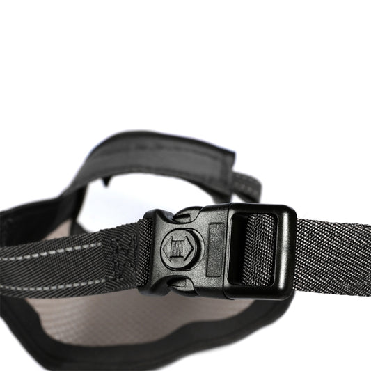 EBI Mesh Muilkorf - Zwart - XXL - 17-48cm / Ø21-26cm