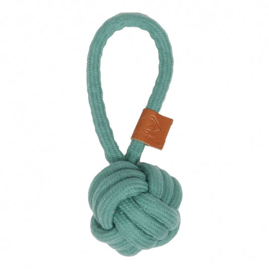 D&D Knotenbal met Lus Harper - blauw - 18,5 x 6cm