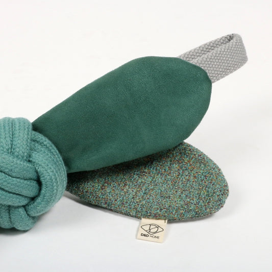 D&D - Katoenen speelgoed Jule - Blauw - 37 x 6,5 x 6,5 cm