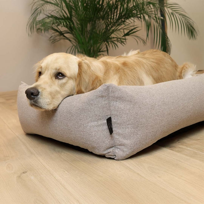 D&D Hondenbed Eden - taupe - 90x70x22cm