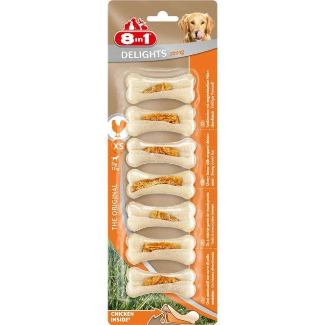 8in1 Dental Delights Kauwbot Strong - XS