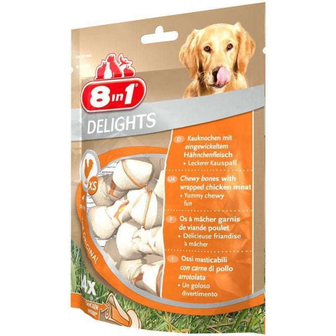 8in1 Delights Kauwbot - XS Zakje 14 Stuks