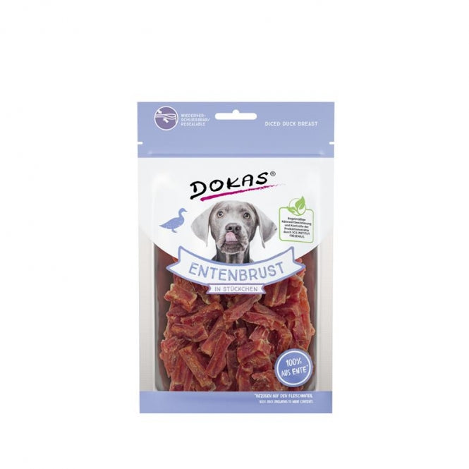 Dokas Dog Snack Eendborst in Stukjes - 70 g