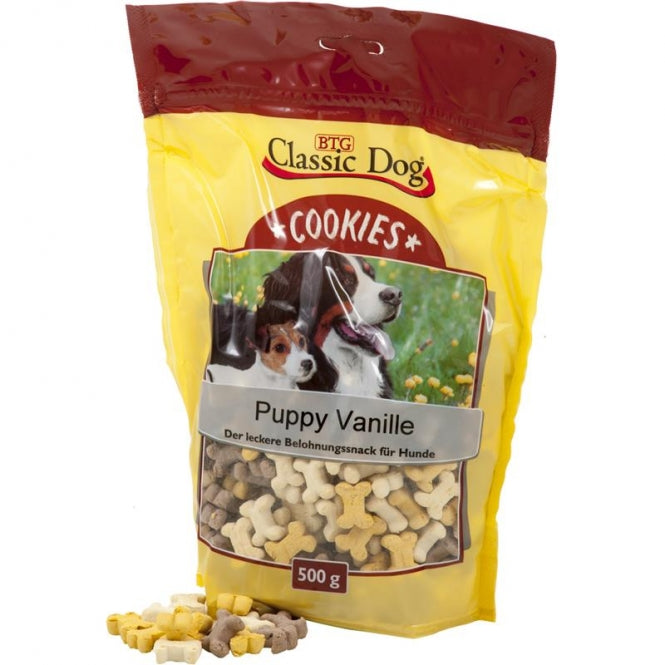 Classic Dog Snack Cookies Puppy Vanille - 500 g