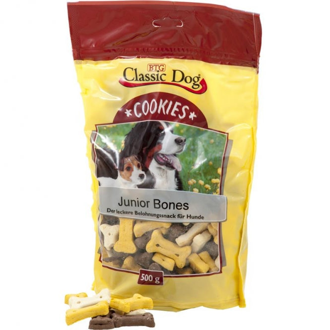 Classic Dog Snack Cookies Junior Bones - 500 g