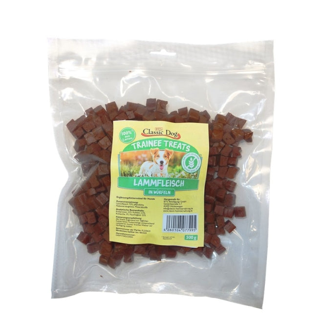 Classic Dog Trainee Treats Lamvlees-blokjes - 500 g
