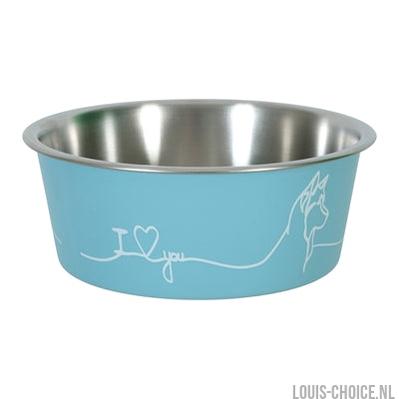 Zolux Love Voerbak Hond Blauw