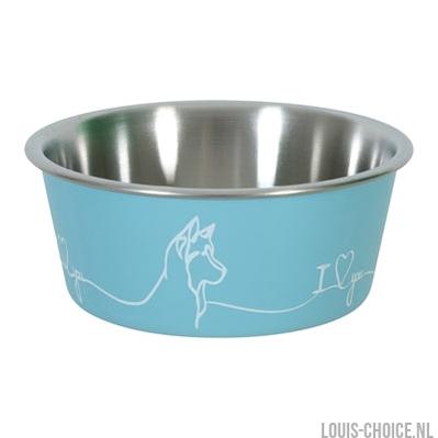 Zolux Love Voerbak Hond Blauw