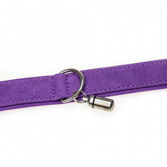 Karlie Halsband Buffalo Kalfsleer - Lila - 45 cm / 22 mm