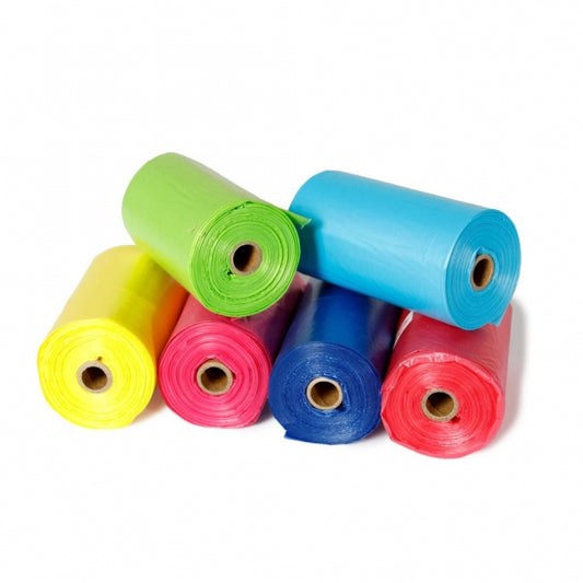 Karlie - Flamingo Regenboog Poepzakjes - 12 x 20 stuks