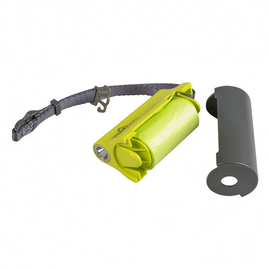 Poopidog - Hondenpoepzakjes dispenser met LED-verlichting - Limoen