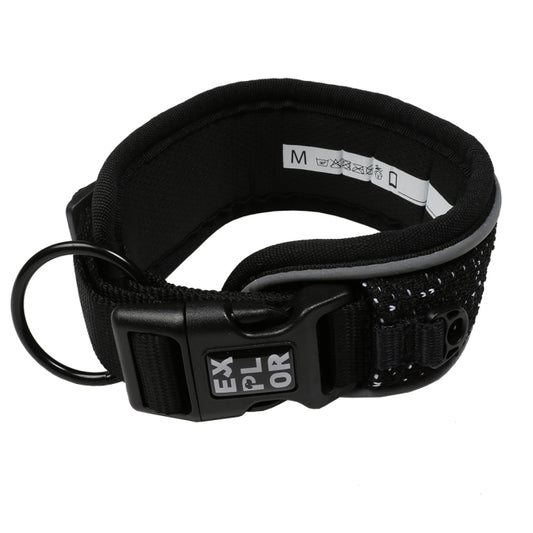 Duvoplus - EXPLOR Ultimate Fit Control Halsband Fashion - Graniet Zwart - M - 39-44cm