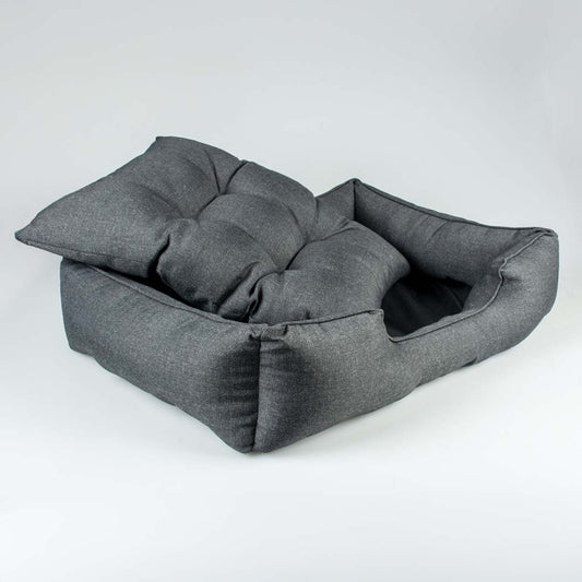 Duvoplus Hondenbed Duratex - donkergrijs - 80x60x16cm