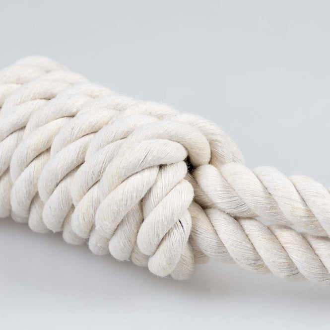 Duvoplus - ECO katoenen touw met 2 lussen - Wit