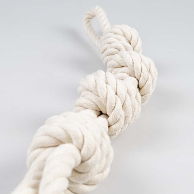Duvoplus - ECO katoenen touw met 2 lussen - Wit