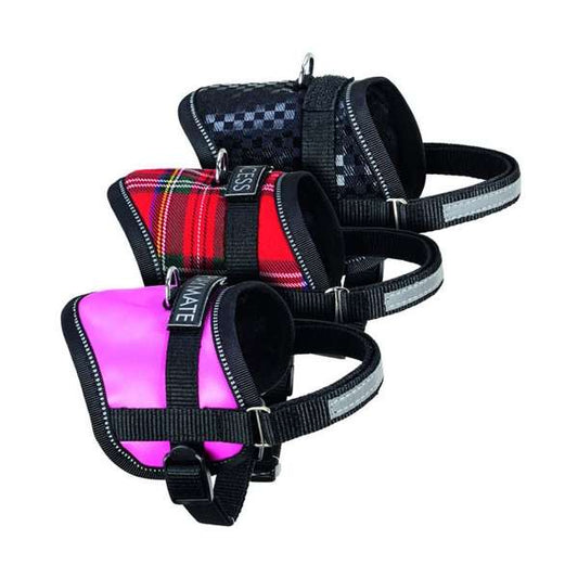 Karlie - Teeny-Weeny Mini Hondentuigje - Beige geruit/26-35cm