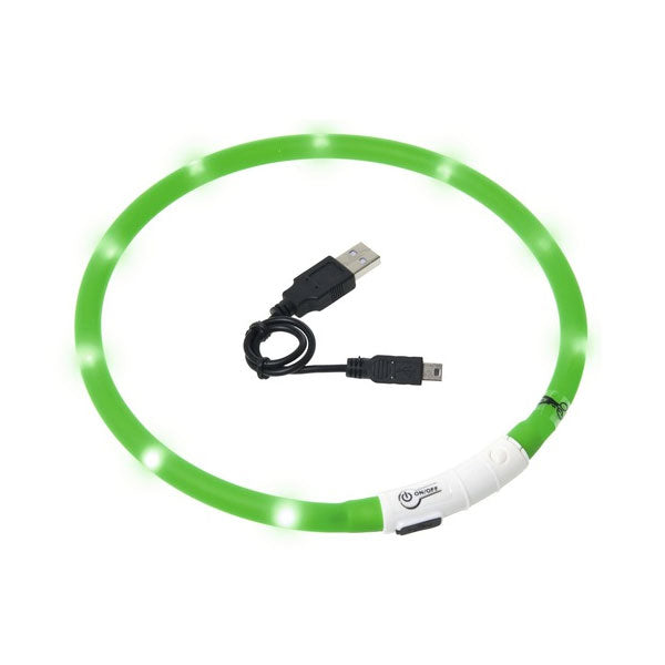 Karlie Visio Light LED-Buis met USB - Groen