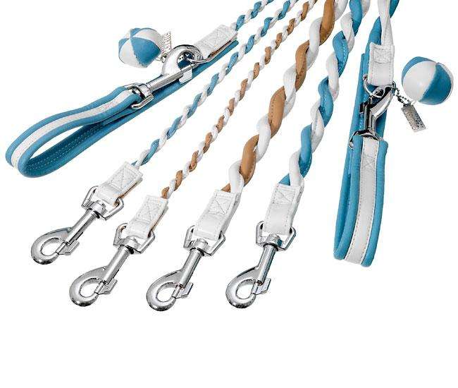 Karlie COTTAGE LINE Looplijn - Blauw-Wit - 10 mm, 110 cm