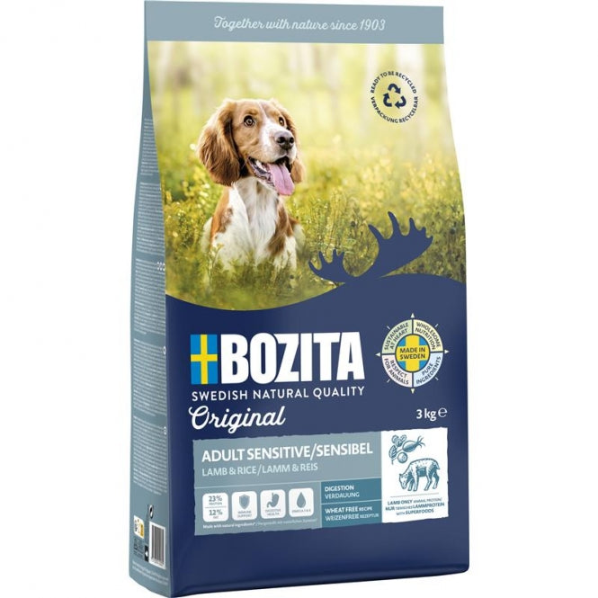 Bozita Original Adult Sensitive Lam & Rijst - 3 kg