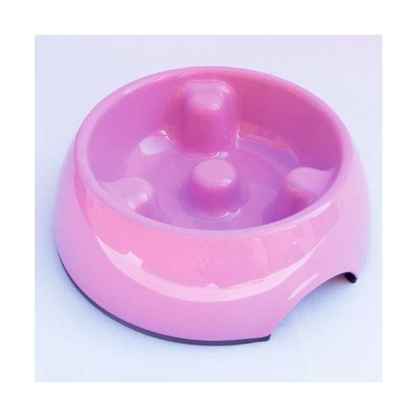 DOGIT Go-Slow anti-schrokbakje roze 140 ml