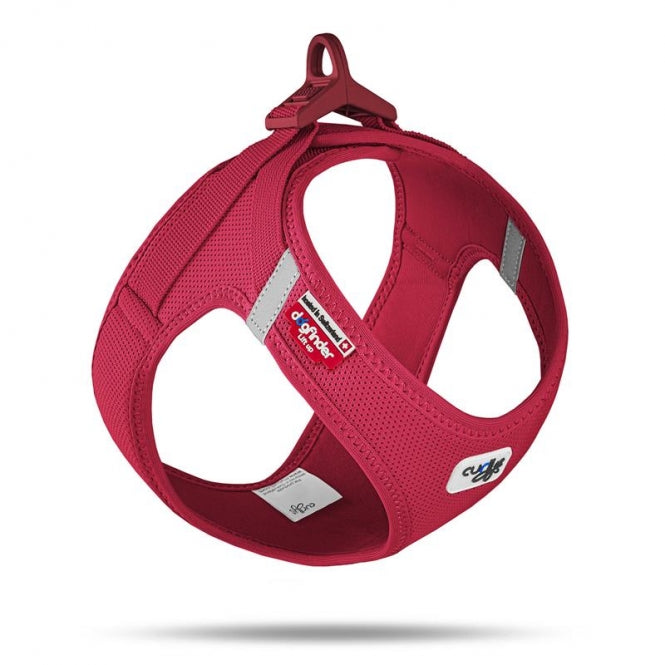 Curli Clasp Vest Air-Mesh Tuigje - Rood - 3XS
