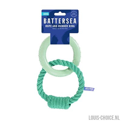 Battersea Ring Rubber / Touw Groen-BATTERSEA-Louis Choice