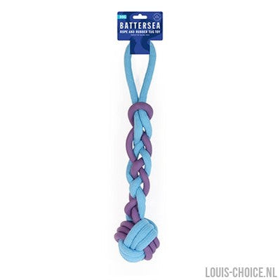 Battersea Touw / Rubber Tug Blauw-BATTERSEA-Louis Choice