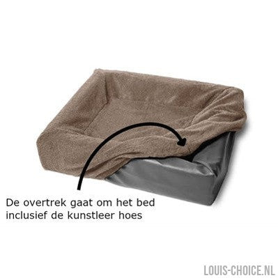 Bia Bed Fleece Hoes Hondenmand Taupe-BIA-Louis Choice