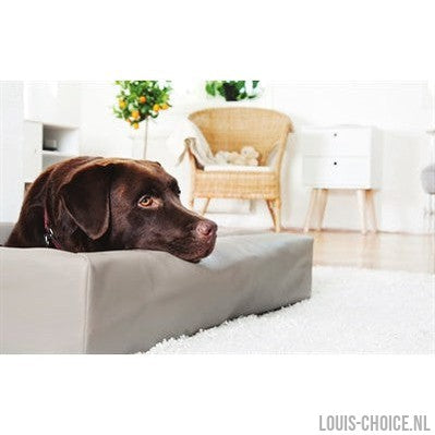 Bia Bed Kunstleer Hoes Hondenmand Taupe-BIA-Louis Choice